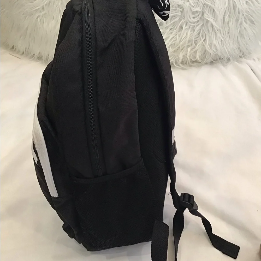 Reebok Black Backpack with White Logo and Trim